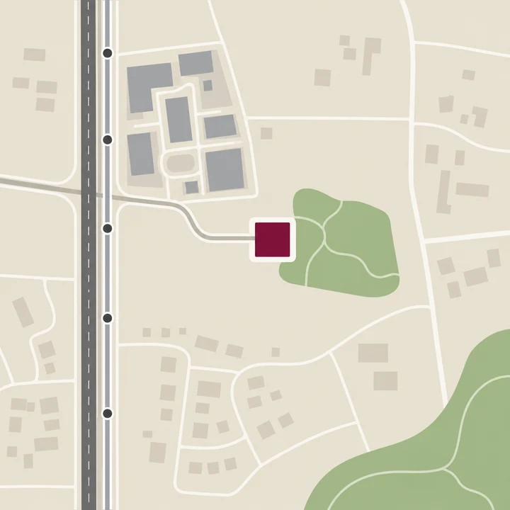 Splendid Evora location schematic beside Hosur Road and the Yellow Line, artist's impression